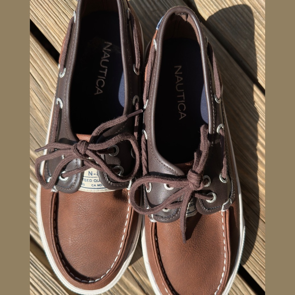 Nautica Men's Brown Boat Shoes